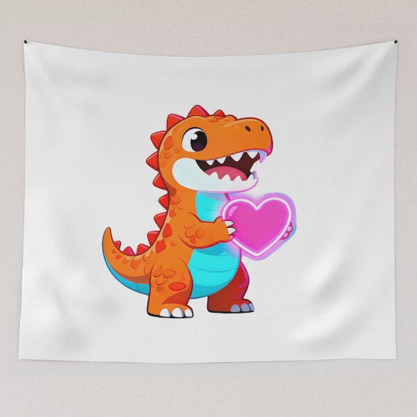 Item preview, Cute Love Monster – Neon Heart Creature 2 designed and sold by RH Design Lab.