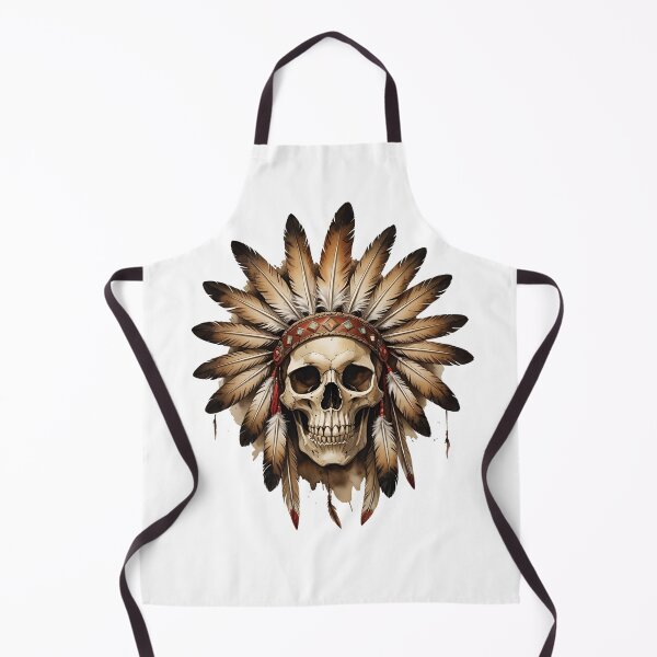 Item preview, Watercolor skull with feathers designed and sold by Tragedyshop.