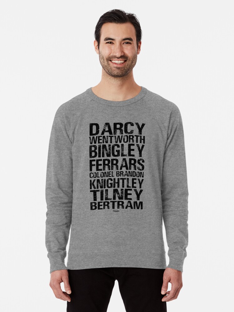 Thumbnail 2 of 5, Lightweight Sweatshirt, The Men of Jane Austen designed and sold by Pembertea.
