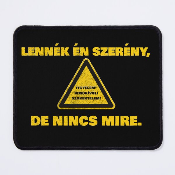 Item preview, Lennék szerény, de semmi okom rá - Vintage Munkavédelmi Tábla designed and sold by FriciShop.