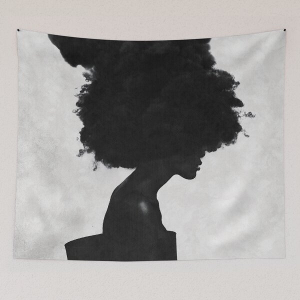 Item preview, Thick black smoke - Black woman surreal designed and sold by Underdott.