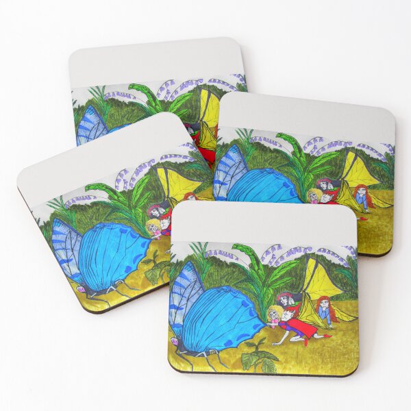 Item preview, THE FAIRIES ARE BUTTERFLY HUNTING  designed and sold by JoAnnHayden.