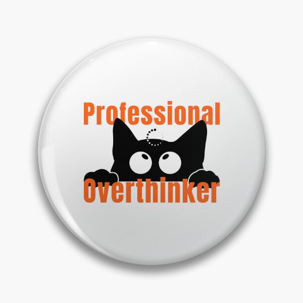Artikelvorschau, Professioneller Grübler, süße, lugende Katze, lustiger Introvertierter Humor entworfen und verkauft von P-Design-Lab.