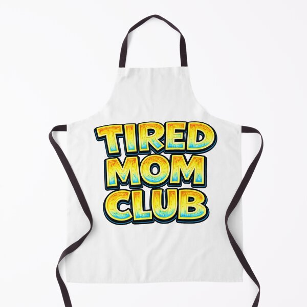 Item preview, TIRED MOM CLUB – Childlike Hand Drawn Typography designed and sold by Mac Sketches.