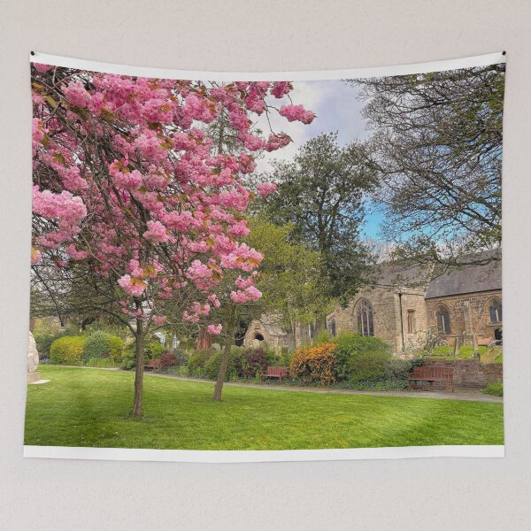 Item preview, St Mary's Church Ponteland Cherry Blossom designed and sold by Violaman.