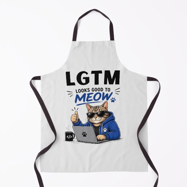 Item preview, LGTM Looks Good To Meow designed and sold by Itai Doshin.