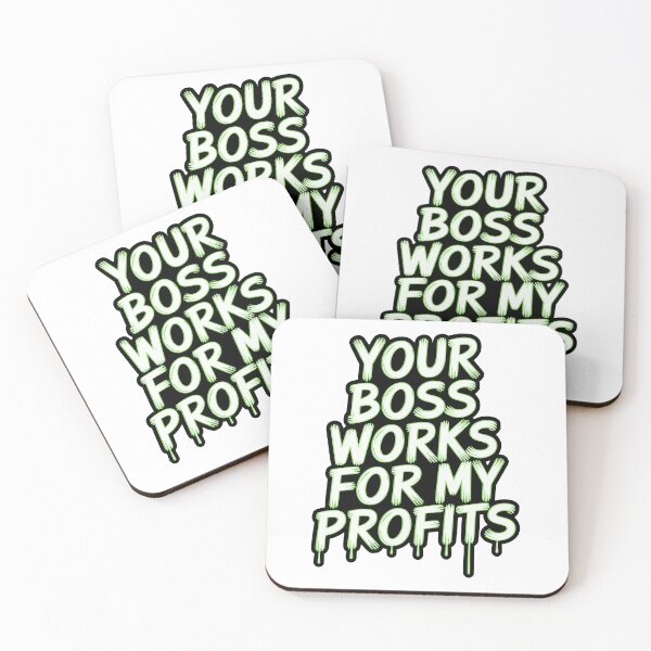 Item preview, Your Boss Works For My Profits - Trading Motivation I Entrpreneur Mindset designed and sold by Riskt8ker Shop.