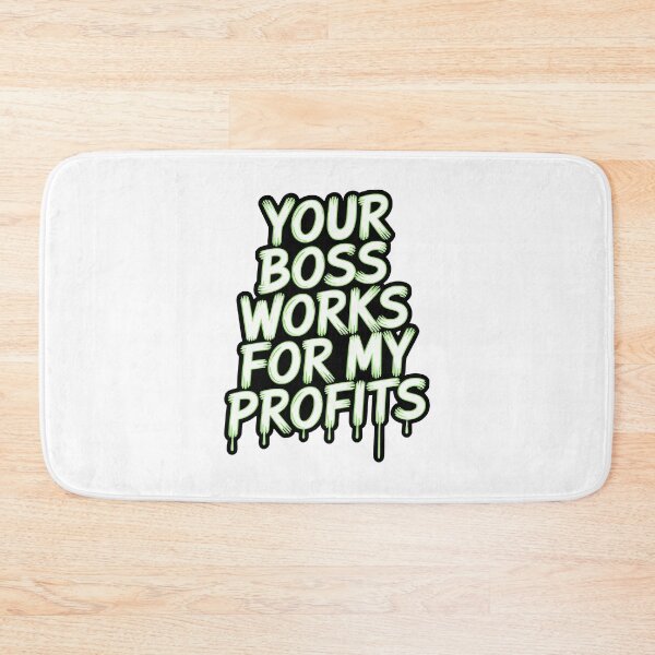 Item preview, Your Boss Works For My Profits - Trading Motivation I Entrpreneur Mindset designed and sold by Riskt8ker Shop.