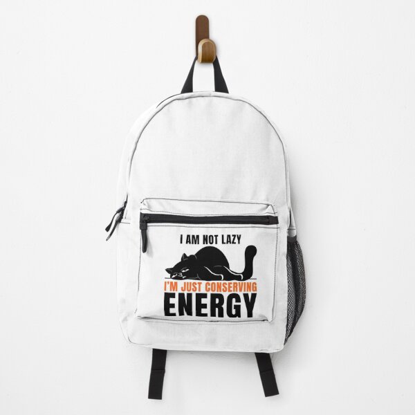 Item preview, I'm Just Conserving Energy Funny Lazy Cat Minimalist Line Art designed and sold by P-Design-Lab.