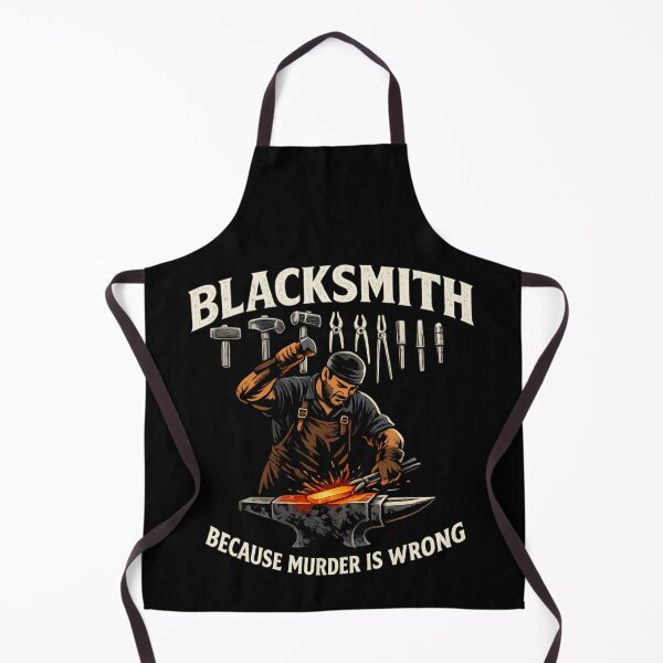 Item preview, Blacksmith - because murder is wrong  designed and sold by SidTastic .