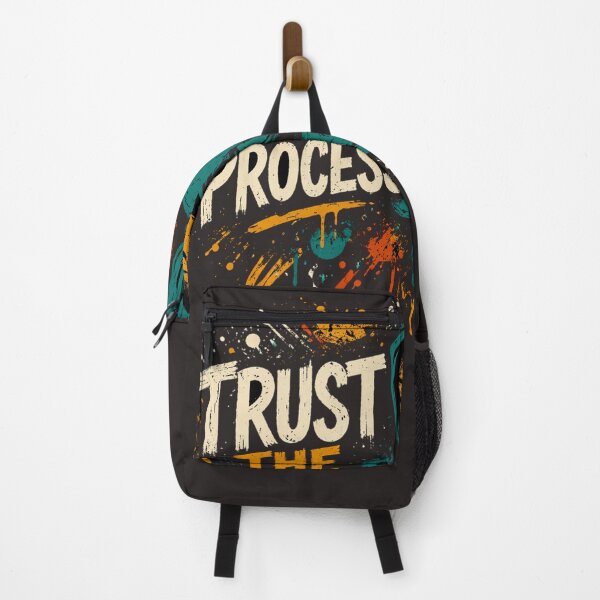 Item preview, Trust The Process – Street Art Motivation Hoodie Character Design designed and sold by TrendForge.
