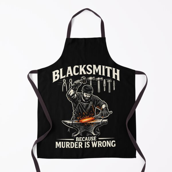 Item preview, Blacksmith - because murder is wrong  designed and sold by SidTastic .