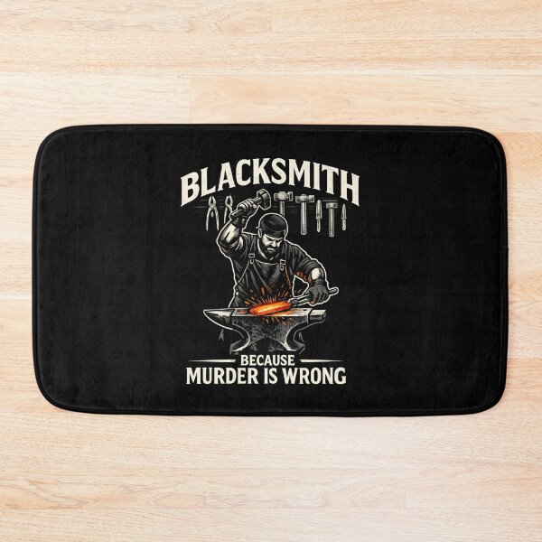 Item preview, Blacksmith - because murder is wrong  designed and sold by SidTastic .