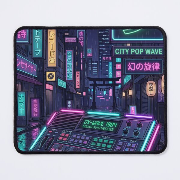 Item preview, Neon Synthwave Cyberpunk Tokyo City Pop Retro 80s Aesthetic Art designed and sold by UltimateJapan.