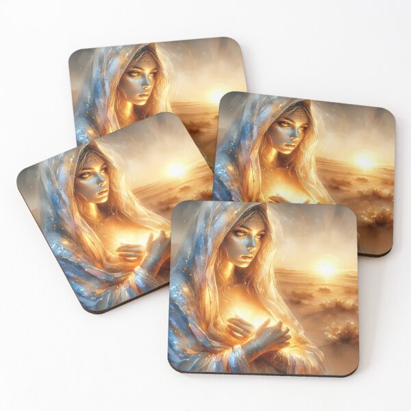 Item preview, The Virgin Mary in Golden Light designed and sold by ki-mer-a.