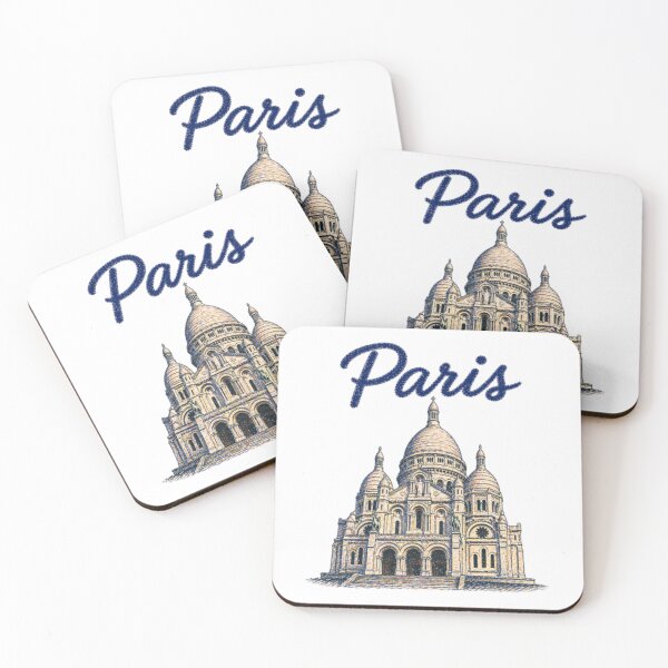 Item preview, Paris Sacré-Cœur – Montmartre illustration in pencil style designed and sold by JOANNASKAH.
