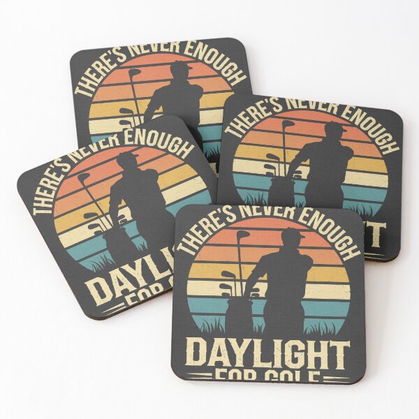 Item preview, Never Enough Daylight for Golf - Vintage Retro Sunset - Funny Golfer Gift designed and sold by JLMWorks.