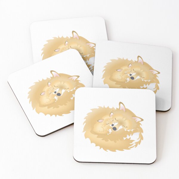 Item preview, Mummy and Baby Fox curled up together designed and sold by Adamo-illustration.