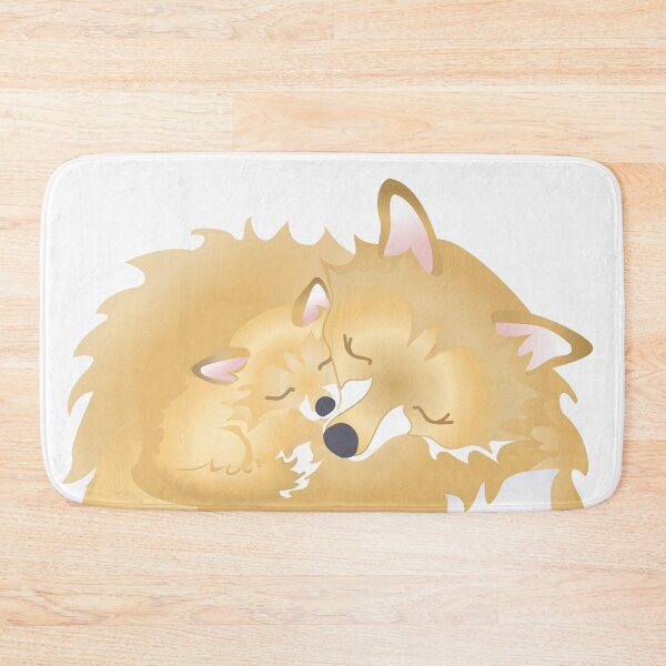 Item preview, Mummy and Baby Fox curled up together designed and sold by Adamo-illustration.