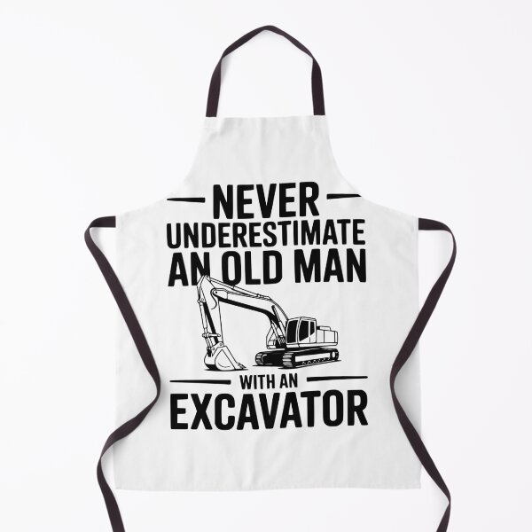 Item preview, Never Underestimate an Old Man With an Excavator designed and sold by Frank Ring.