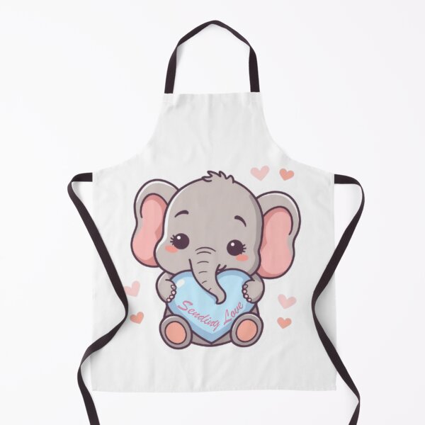 Item preview, Adorable Baby Elephant Expressing Love in a Pastel Sticker designed and sold by DigitfanStudio.