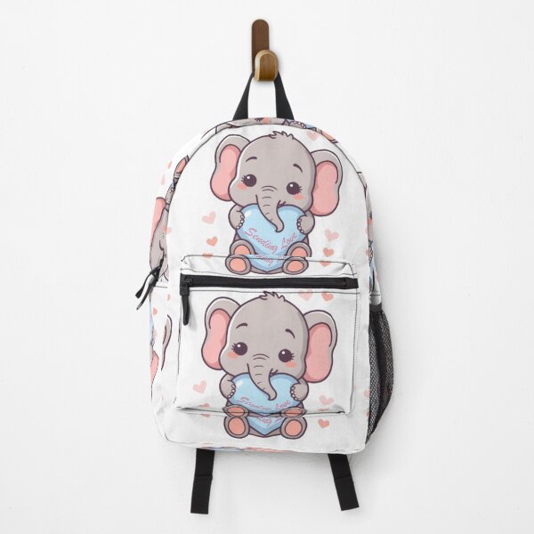 Item preview, Adorable Baby Elephant Expressing Love in a Pastel Sticker designed and sold by DigitfanStudio.