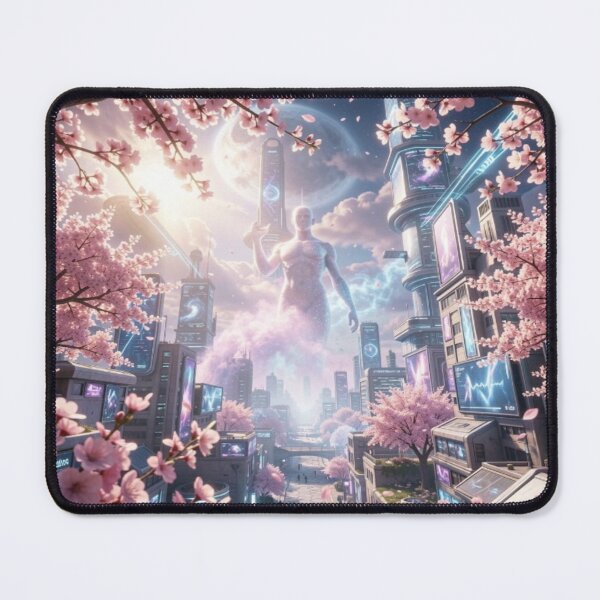 Item preview, Blossom Circuit Future Soul meets Cherry Dream in Neon Light Atmosphere designed and sold by FotoworldEdel.