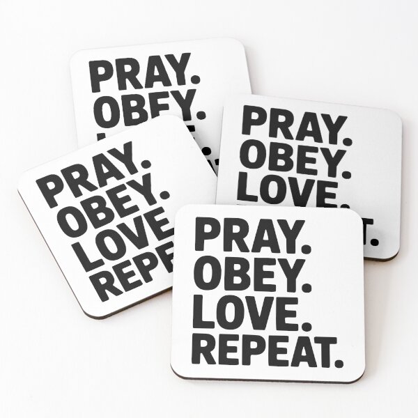 Item preview, Pray. Obey. Love. Repeat. designed and sold by Frank Ring.