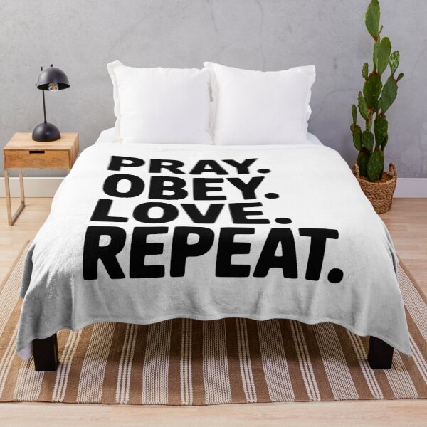 Item preview, Pray. Obey. Love. Repeat. designed and sold by Frank Ring.