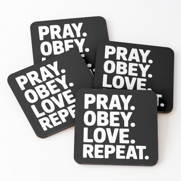 Item preview, Pray. Obey. Love. Repeat. designed and sold by Frank Ring.