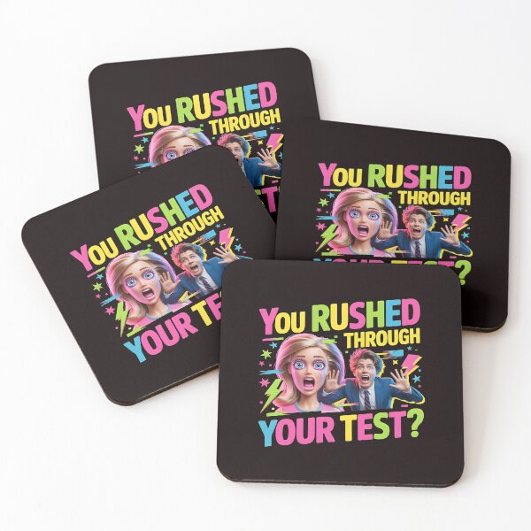 Item preview, You Rushed Through Your Test – Testing Meme Funny Classroom Humor designed and sold by Redgiant87x.