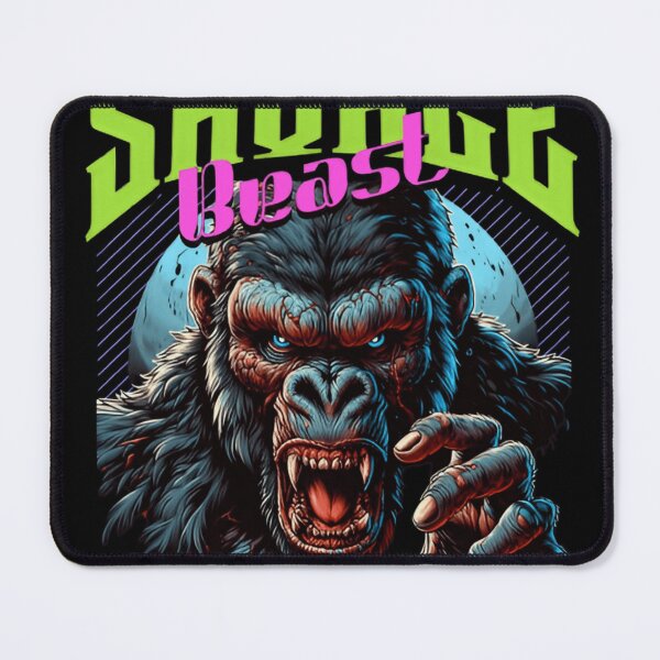 Item preview, Savage Gorilla Streetwear Neon Beast Graphic Design designed and sold by Creative Fashion Designs.