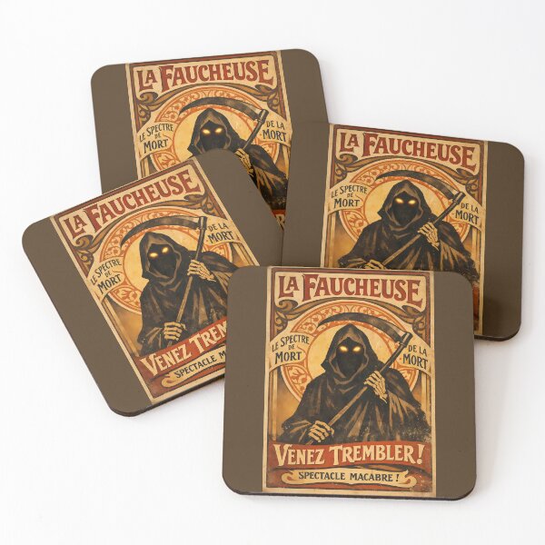 Item preview, La Faucheuse Spectacle Poster designed and sold by cuprum.