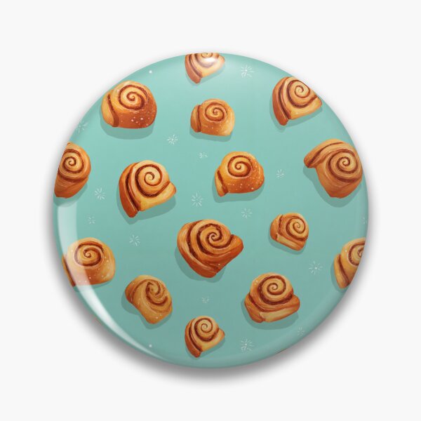Item preview, Cute Cinnamon Roll Pattern Sweet Pastry Foodie designed and sold by NicolasGlowArt.