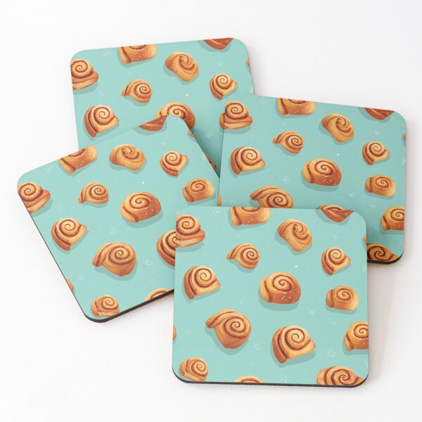 Item preview, Cute Cinnamon Roll Pattern Sweet Pastry Foodie designed and sold by NicolasGlowArt.