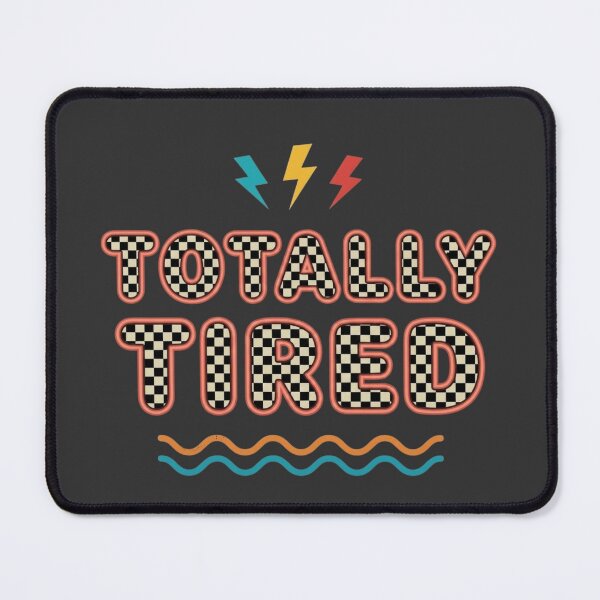 Item preview, Retro 80s Totally Tired Checkboard Aesthetic designed and sold by KelliesGrafix.