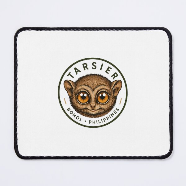Item preview, Tarsier Bohol Philippines – Cute Big Eyes Primate Logo designed and sold by la-vie-aux-philippines.