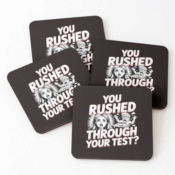 Item preview, You Rushed Through Your Test – Test Day Humor Rock The Test designed and sold by Redgiant87x.