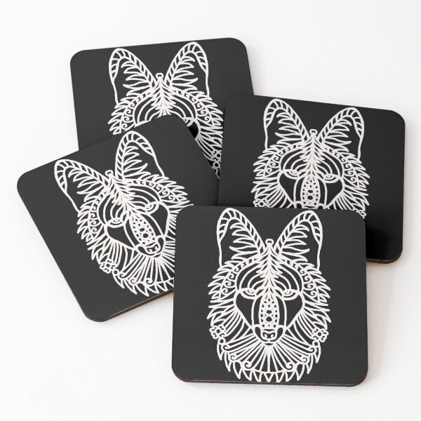 Item preview, Line Art Coyote | Gift for Coyote Lover designed and sold by Marian Murdoch.