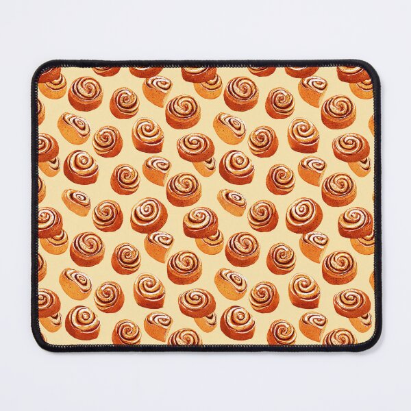 Item preview, Watercolor Cinnamon Rolls Sweet Pastry Pattern designed and sold by NicolasGlowArt.