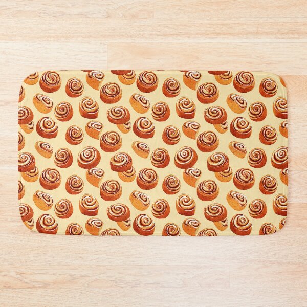 Item preview, Watercolor Cinnamon Rolls Sweet Pastry Pattern designed and sold by NicolasGlowArt.