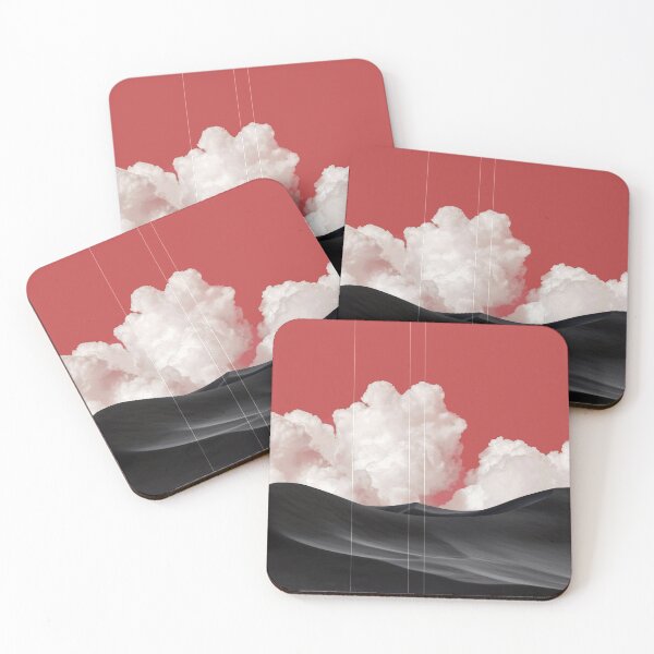 Item preview, Merge - Minimal Red Sky Surreal Landscape designed and sold by Underdott.
