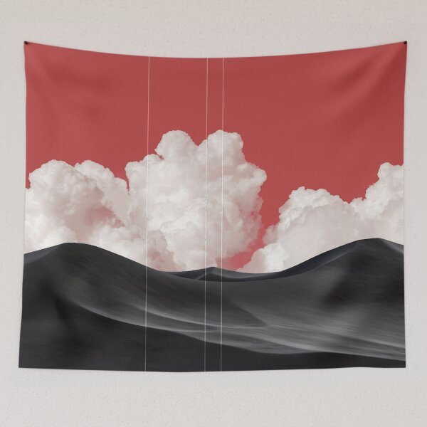 Item preview, Merge - Minimal Red Sky Surreal Landscape designed and sold by Underdott.
