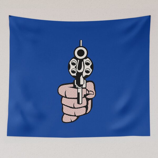 Item preview, Pop Art - Pistol Blue T51R designed and sold by ArtPlus+.