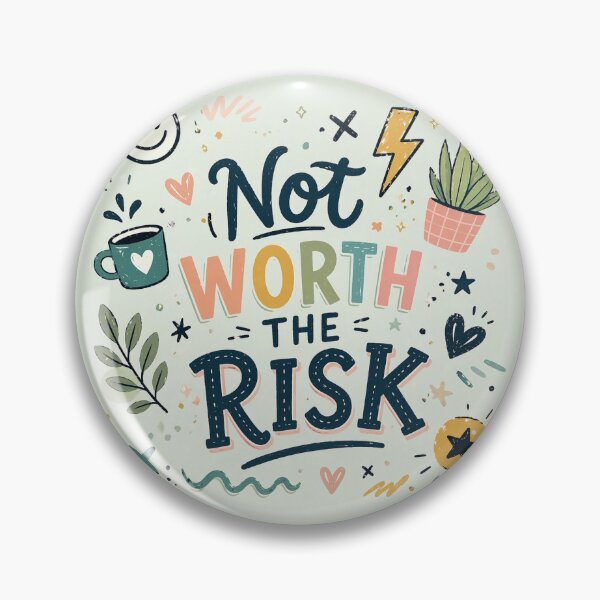 Item preview, Not Worth The Risk Funny Quote – Food Allergy Awareness Coeliac Gluten Free Humour Design designed and sold by My Gluten Free Life UK.