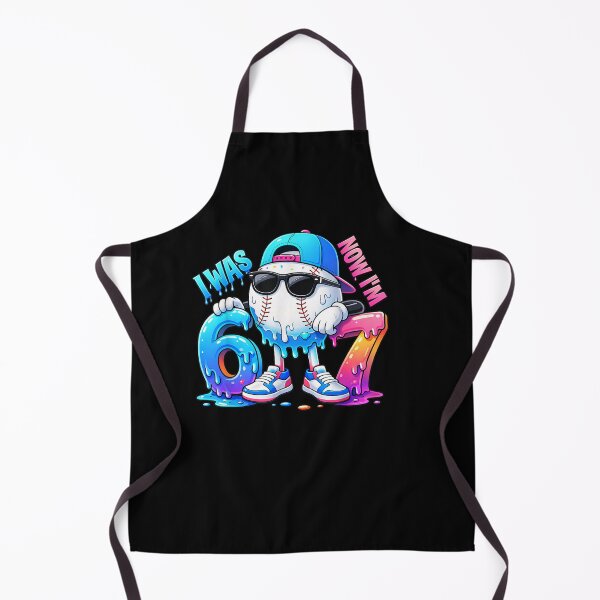 Item preview, I was 6 Now I'm 7 Birthday Boys Baseball Drip 67 Meme 6 7 designed and sold by Juansustait.