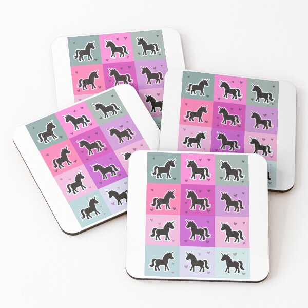 Item preview, Rainbow unicorn patchwork designed and sold by uunaa.