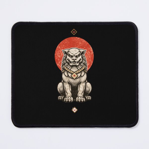 Item preview, Komainu Temple Watch Japanese Guardian Emblem designed and sold by OblivionRise.