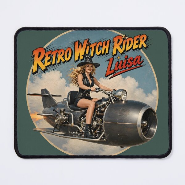 Item preview, Pin-up Witch Luisa designed and sold by NEOCHRONOS.