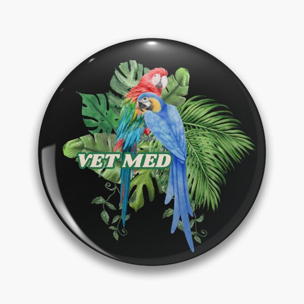 Item preview, Vet Med - Scarlet and Blue and Gold Macaws designed and sold by WildSideVetTech.